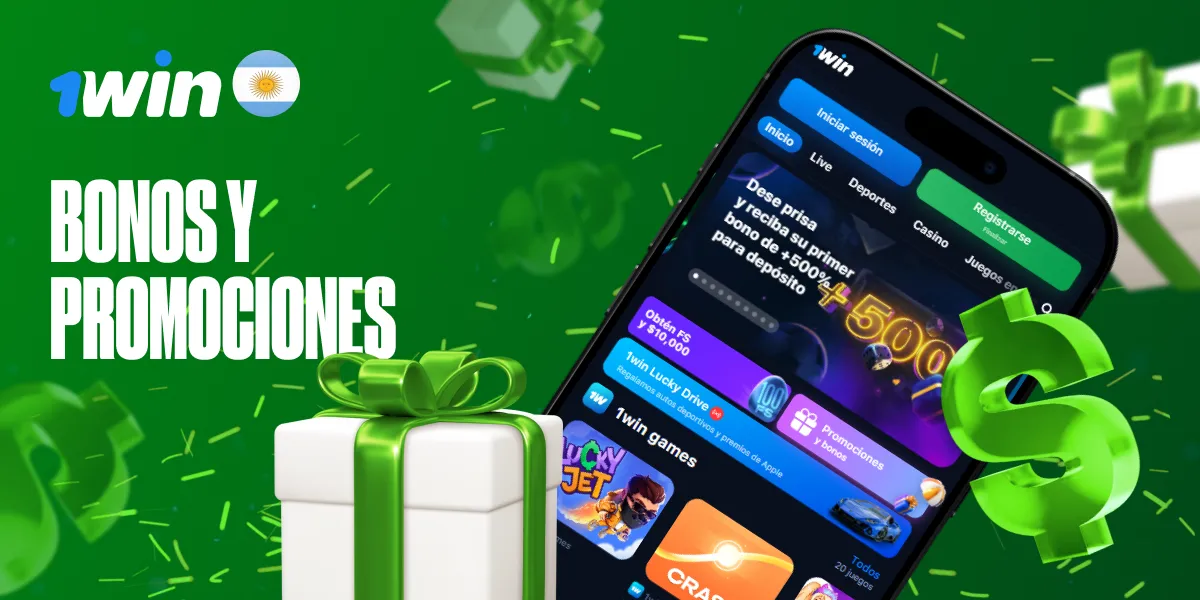 Bono de casino en 1win Argentina