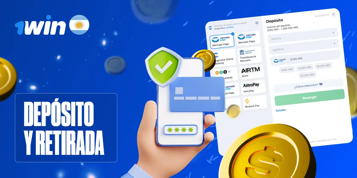 Métodos de pago disponibles en 1win Argentina